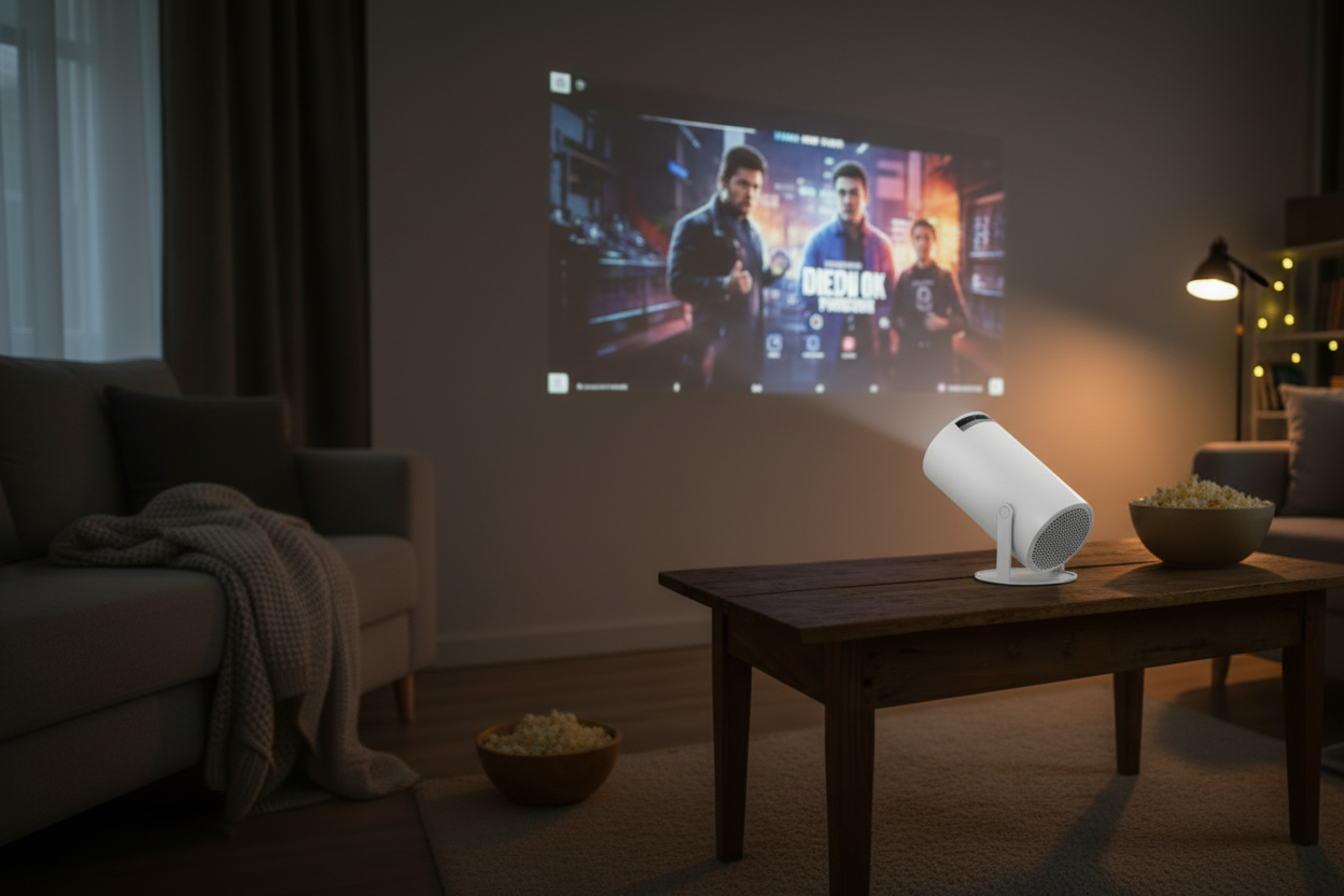 HaloCast Mini Projector